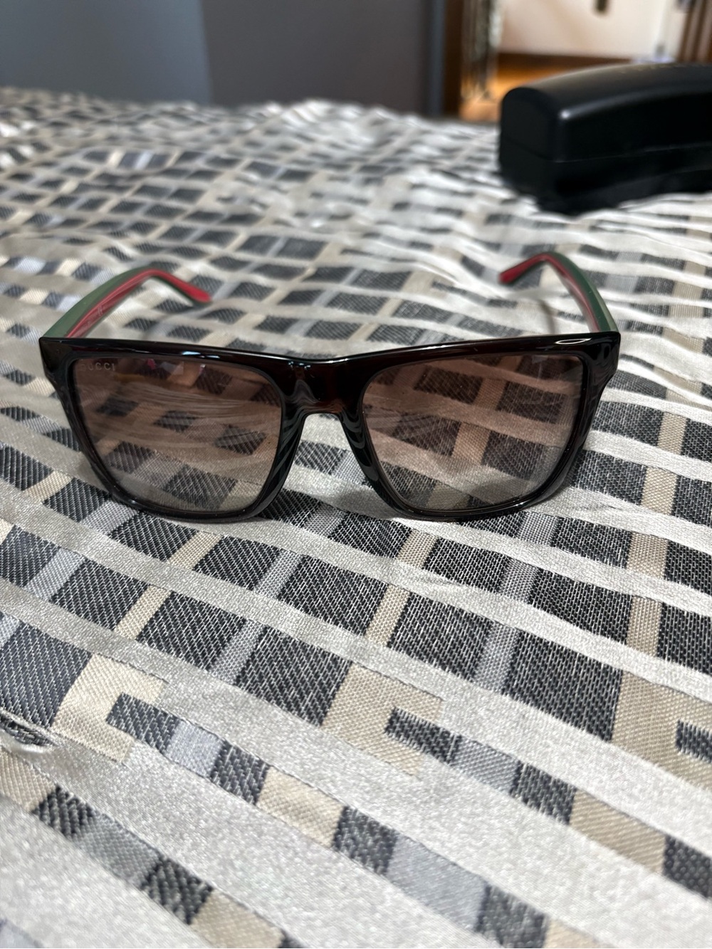 Black Sunglasses with Brown Lenses - Designer Style